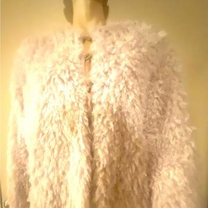Ashley by 26 International fuzzy NWOT soft lilac color jacket coat outerwear- L